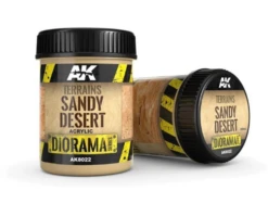 AK Interactive 8022 Diorama Series: Terrains Sandy Desert Texture Acrylic 250ml Bottle