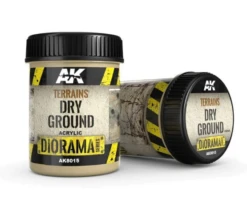 AK Interactive 8015 Diorama Series: Terrains Dry Ground Texture Acrylic 250ml Bottle