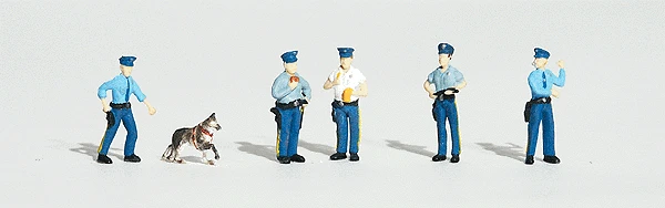 Woodland Scenics A1822 HO Scale Figures - Policeman 4 Woodland Scenics A1822 HO Scale Figures - Policeman - Image 2
