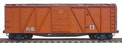 Accurail 7199 HO Scale 40' Outside Braced Boxcar Kit Oxide Undecorated Data Only - NOS