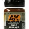 AK Interactive 13 Rust Streaks Enamel Paint 35ml Bottle -Bachmann Store ak interactive 13 rust streaks enamel paint 35ml bottle