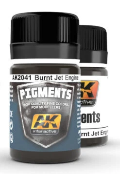 AK Interactive 2041 Air Series: Brunt Jet Engine Pigment 35ml Bottle