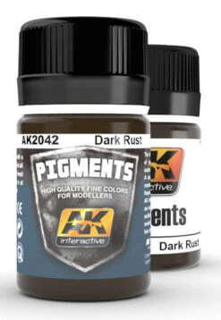 AK Interactive 2042 Air Series: Dark Rust Pigment 35ml Bottle