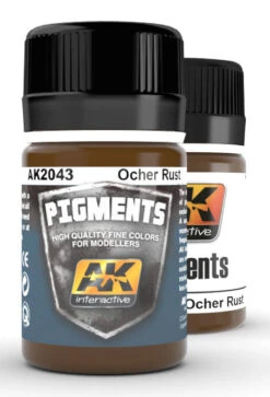 AK Interactive 2043 Air Series: Ochre Rust Pigment 35ml Bottle