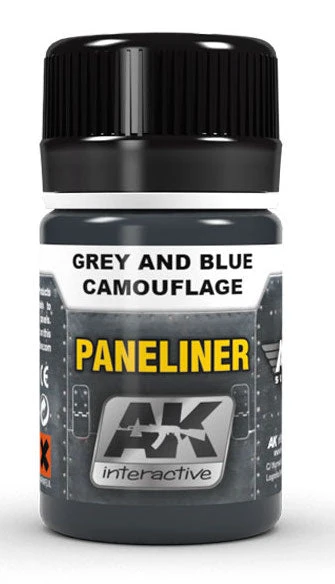 AK Interactive 2072 Air Series: Panel Liner Grey & Blue Camouflage Enamel Paint 35ml Bottle 3 AK Interactive 2072 Air Series: Panel Liner Grey & Blue Camouflage Enamel Paint 35ml Bottle