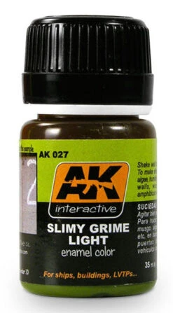AK Interactive 27 Slimy Grime Light Enamel Paint 35ml Bottle