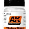 AK Interactive 49 Odorless Enamel Thinner 35ml Bottle -Bachmann Store ak interactive 49 odorless enamel thinner 35ml bottle