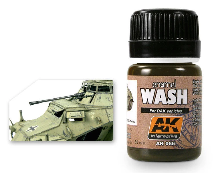 AK Interactive 66 DAK Vehicle Wash Enamel Paint 35ml Bottle 4 AK Interactive 66 DAK Vehicle Wash Enamel Paint 35ml Bottle - Image 2