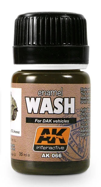 AK Interactive 66 DAK Vehicle Wash Enamel Paint 35ml Bottle 3 AK Interactive 66 DAK Vehicle Wash Enamel Paint 35ml Bottle