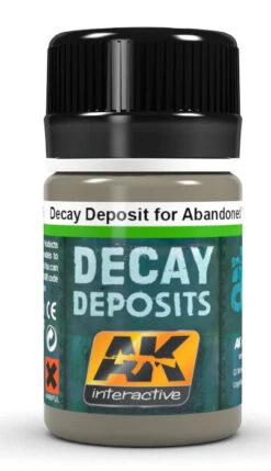 AK Interactive 675 Decay Deposit For Abandoned Vehicles Enamel Paint 35ml Bottle