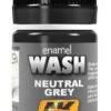 AK Interactive 677 Neutral Grey Wash Enamel Paint 35ml Bottle -Bachmann Store ak interactive 677 neutral grey wash enamel paint 35ml bottle 1