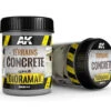 AK Interactive 8014 Diorama Series: Terrains Concrete Texture Acrylic 250ml Bottle -Bachmann Store ak interactive 8014 diorama series terrains concrete texture acrylic 250ml bottle