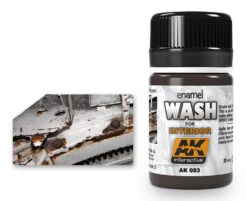 AK Interactive 93 Interior Wash Enamel Paint 35ml Bottle -Bachmann Store ak interactive 93 interior wash enamel paint 35ml bottle a