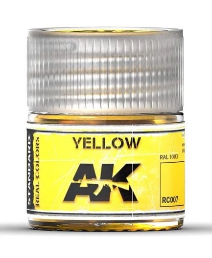 AK Interactive AKI RC7 Real Color Yellow Lacquer Lacquer 10ml Bottle 3 AK Interactive AKI RC7 Real Color Yellow Lacquer Lacquer 10ml Bottle