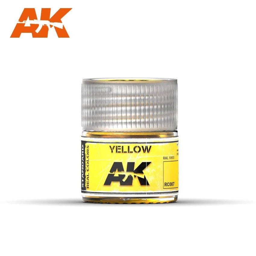 AK Interactive AKI RC7 Real Color Yellow Lacquer Lacquer 10ml Bottle 4 AK Interactive AKI RC7 Real Color Yellow Lacquer Lacquer 10ml Bottle - Image 2