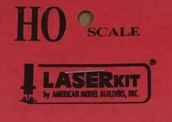 American Model Builders 373 HO Scale Etched Lavatory Window Diamond Pattern Branchine 8-1-2