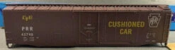 Athearn 1334 HO Scale 50' Plug Door Boxcar (Blue Box Kit) PRR 45748 - NOS