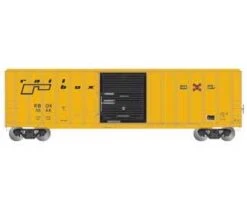 Athearn 25467 N Scale 50' FMC 5347 Boxcar Railbox "Small Logo"RBOX 1046