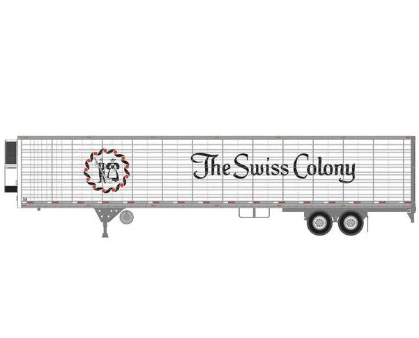Athearn 26768 HO Scale 53' Utility Reefer Trailer Swiss Colony 118 3 Athearn 26768 HO Scale 53' Utility Reefer Trailer Swiss Colony 118