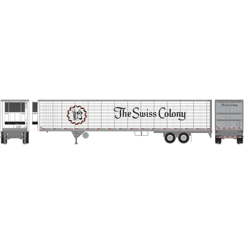 Athearn 26768 HO Scale 53' Utility Reefer Trailer Swiss Colony 118 4 Athearn 26768 HO Scale 53' Utility Reefer Trailer Swiss Colony 118 - Image 2