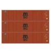 Athearn 27042 HO Scale 40' High Cube Container MSC/Florens 3 Pack -Bachmann Store athearn 27042 ho scale 40 high cube container msc florens 3 pack