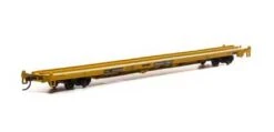 Athearn 27629 HO Scale 85' Flatcar Trailer Train Yellow TTX 473439