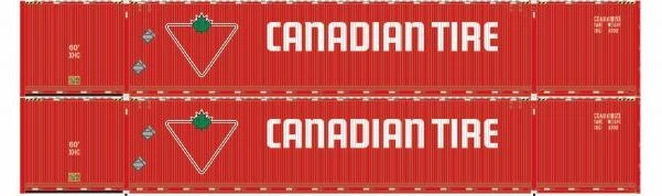 Athearn 28532 HO Scale 60' Intermodal (Don Fang) Container Canadian Tire CDAU 2 Pack #2 3 Athearn 28532 HO Scale 60' Intermodal (Don Fang) Container Canadian Tire CDAU 2 Pack #2