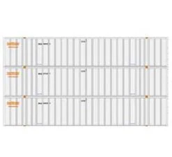 Athearn 40130 HO Scale 53' Stoughton Intermodal Container Optimodal SNLU 3 Pack #1