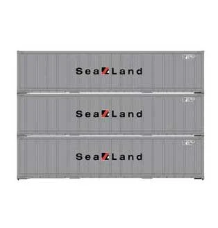 Athearn 63391 HO Scale 40' Smooth Side Container Sealand SEAU 3 Pack #1 3 Athearn 63391 HO Scale 40' Smooth Side Container Sealand SEAU 3 Pack #1