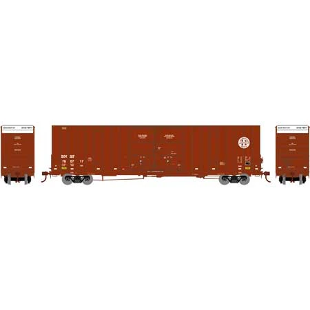 Athearn 75319 HO Scale 60' Gunderson Double Door Hi-Cube Boxcar BNSF 760717 4 Athearn 75319 HO Scale 60' Gunderson Double Door Hi-Cube Boxcar BNSF 760717 - Image 2