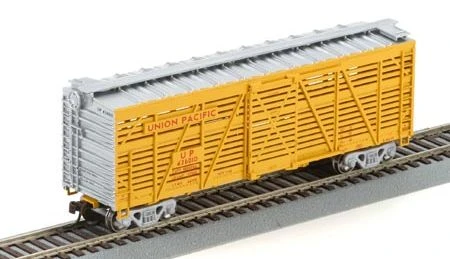 Athearn 75961 HO Scale 40' Stock Car Union Pacific "Yellow" UP 47438D - NOS 3 Athearn 75961 HO Scale 40' Stock Car Union Pacific "Yellow" UP 47438D - NOS
