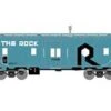 Athearn 90327 HO Scale Bay Window Caboose Rock Island "The Rock" RI 17201