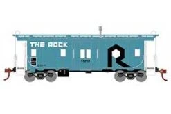 Athearn 90327 HO Scale Bay Window Caboose Rock Island "The Rock" RI 17201