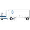 Athearn 91068 HO Scale 2 Axle Freightliner With 28' Trailer Motor Cargo -Bachmann Store athearn 91068 ho scale 2 axle freightliner with 28 trailer motor cargo