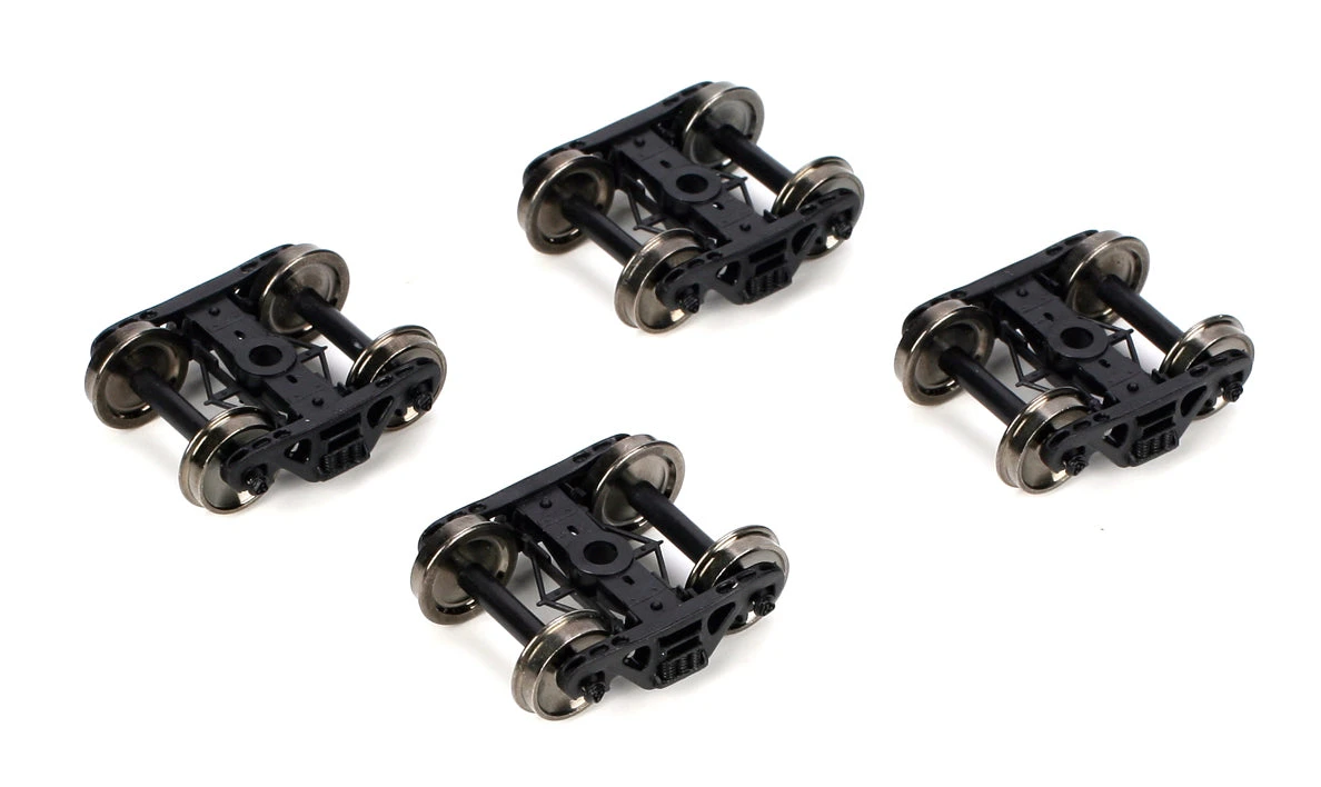 Athearn Genesis G4595 HO Scale 100-Ton Roller Bearing Trucks, .110" Tread (2-Pair) 3 Athearn Genesis G4595 HO Scale 100-Ton Roller Bearing Trucks, .110" Tread (2-Pair)