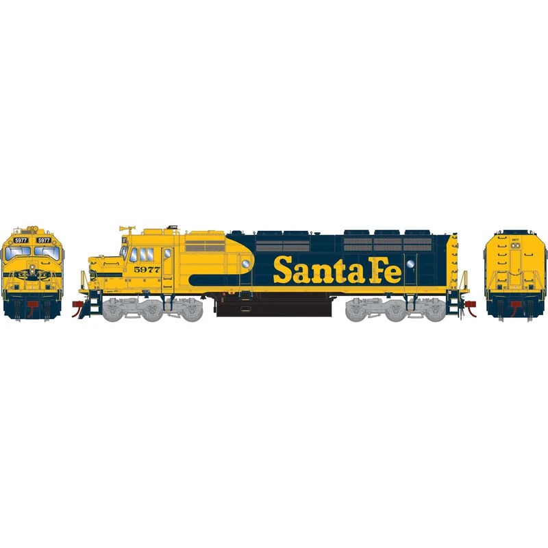 Athearn Genesis G18371 HO Scale EMD F45u Rebuilt Santa Fe ATSF 5977 DCC & Sound 4 Athearn Genesis G18371 HO Scale EMD F45u Rebuilt Santa Fe ATSF 5977 DCC & Sound - Image 2