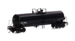 Athearn Genesis G40158 HO Scale GATC 20,000 Gal Tank Car Black Early GATX 45436