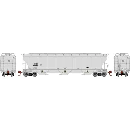 Athearn Genesis G97164 HO Scale Trinity 3 Bay Covered Hopper General American GCCX 81093 4 Athearn Genesis G97164 HO Scale Trinity 3 Bay Covered Hopper General American GCCX 81093 - Image 2