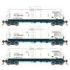 Athearn RTR 16401 HO Scale 16k Clay Slurry Tank Car Union UTLX 3 Pack -Bachmann Store athearn rtr 16401 ho scale 16k clay slurry tank car union utlx 3 pack