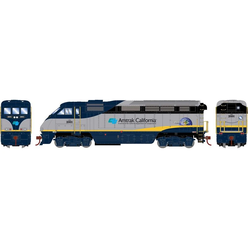 Athearn RTR 64950 HO Scale EMD F59PHI Diesel Amtrak California CDTX 2001 DCC & Sound 4 Athearn RTR 64950 HO Scale EMD F59PHI Diesel Amtrak California CDTX 2001 DCC & Sound - Image 2