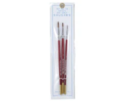 Atlas Brush 58 1,3,5 Red Sable Detailing Paintbrushes 3 Pack 5 Atlas Brush 58 1,3,5 Red Sable Detailing Paintbrushes 3 Pack -Bachmann Store atlas brush 58 1 3 5 red sable detailing paintbrushes 3 pack 2