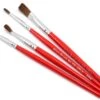 Atlas Brush #60-4PS Red Sable & Camel Hair Paintbrushes With Short Handles 4 Pack 1 Atlas Brush #60-4PS Red Sable & Camel Hair Paintbrushes With Short Handles 4 Pack -Bachmann Store atlas brush 60 4ps red sable camel hair paintbrushes with short handles 4 pack
