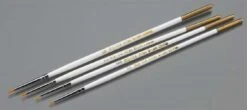 Atlas Brush RG104 10/0,5/0,3/0,0 Taklon Detailing Paintbrushes 4 Pack
