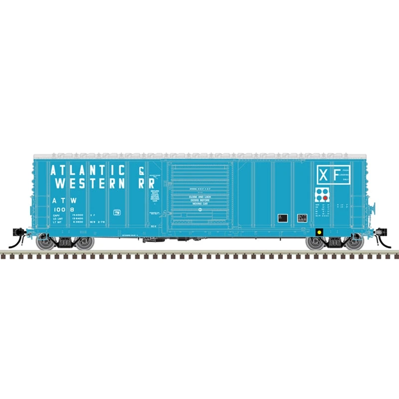 Atlas Master 20007134 HO Scale CNCF 5000 Boxcar Atlantic & Western A&W 3 Atlas Master 20007134 HO Scale CNCF 5000 Boxcar Atlantic & Western A&W