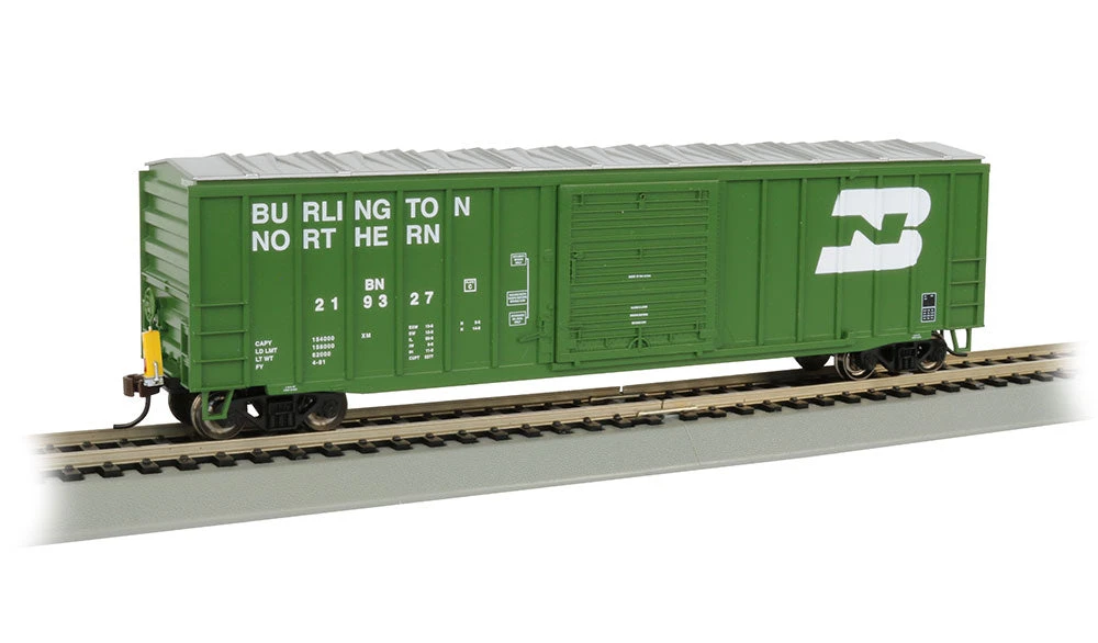 Bachmann 14902 HO Scale 50' Boxcar With EOT Burlington Northern BN 219327 3 Bachmann 14902 HO Scale 50' Boxcar With EOT Burlington Northern BN 219327