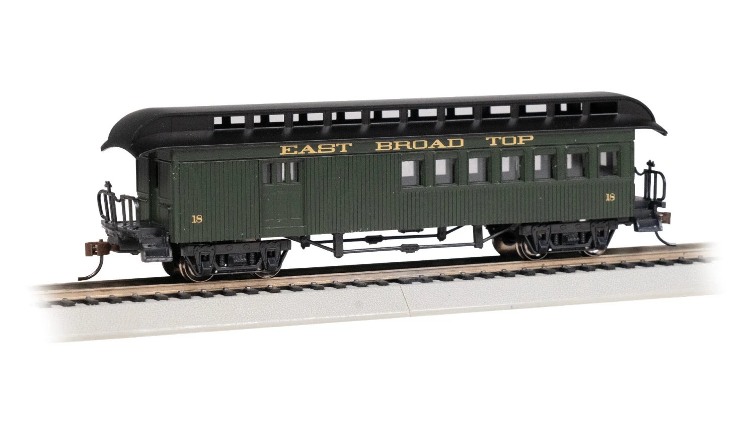 Bachmann 15208 HO Scale Wood Old Time Combine Car East Broad Top EBT 3 Bachmann 15208 HO Scale Wood Old Time Combine Car East Broad Top EBT