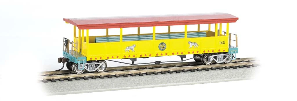 Bachmann 16602 HO Scale Open Side Coach Ringling Brothers Circus 3 Bachmann 16602 HO Scale Open Side Coach Ringling Brothers Circus