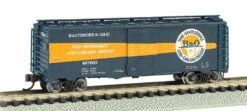 Bachmann 17064 N Scale 40' Boxcar Baltimore & Ohio Time Saver B&O