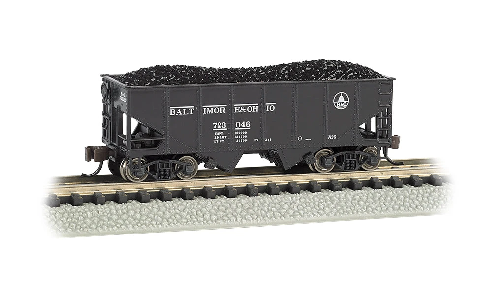 Bachmann 19556 N Scale 55 Ton 2 Bay Hopper Baltimore & Ohio B&O #723046 3 Bachmann 19556 N Scale 55 Ton 2 Bay Hopper Baltimore & Ohio B&O #723046