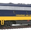 Bachmann 63808 HO Scale EMD F7B Chesapeake & Ohio C&O - Like New USED -Bachmann Store bachmann 63808 ho scale emd f7b chesapeake ohio c o like new used
